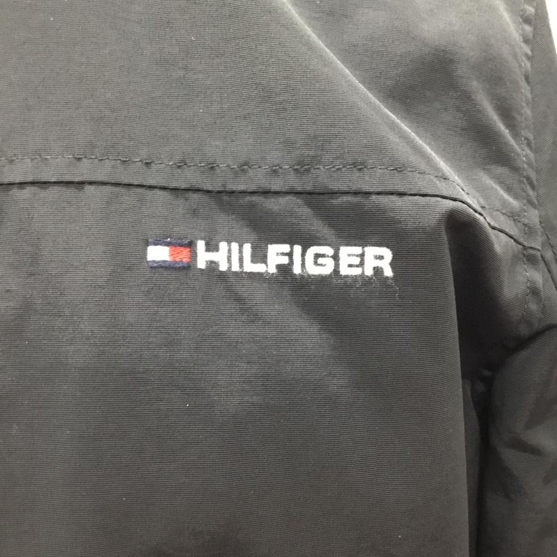 トミーヒルフィガー TOMMY HILFIGER ジャケット、上着 ジャンパー、ブルゾン ジップアップジャケット ジャンパー ジャケット カジュアルジャケット アウター M ロゴ、文字 黒 / ブラック /  メンズ USED 古着 中古 10118730