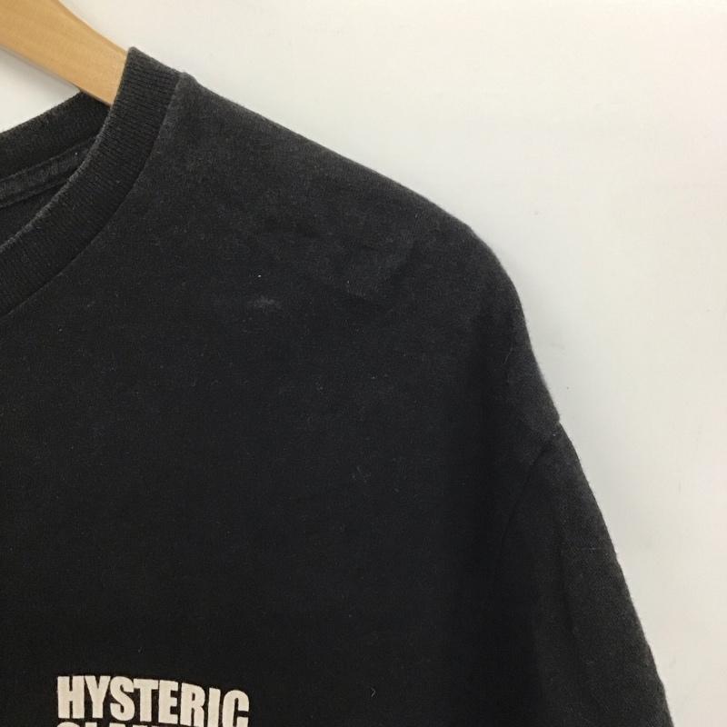 ヒステリックグラマー HYSTERIC GLAMOUR Tシャツ 半袖 半袖カットソー プリントTシャツ クルーネックカットソー XL プリント 黒 / ブラック /  メンズ USED 古着 中古 10146835