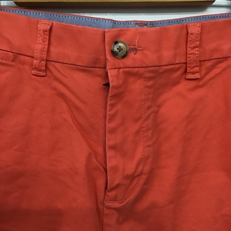 トミーヒルフィガー TOMMY HILFIGER パンツ ショートパンツ ショートパンツ ハーフパンツ カジュアルパンツ 32インチ 無地 橙 / オレンジ /  メンズ USED 古着 中古 10146792