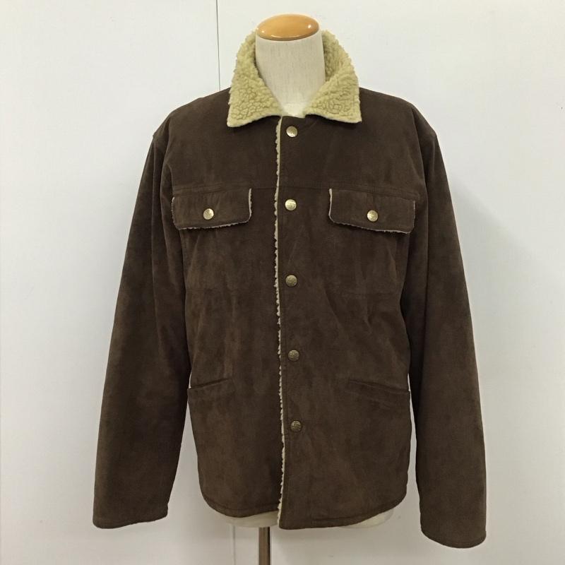 エフエイティー FAT ジャケット、上着 ジャケット、ブレザー F/04-FW/JK-04 WOLFY エコムートン ジャケット アウター ジャケット XL 無地 茶 / ブラウン /  メンズ USED 古着 中古 10109812