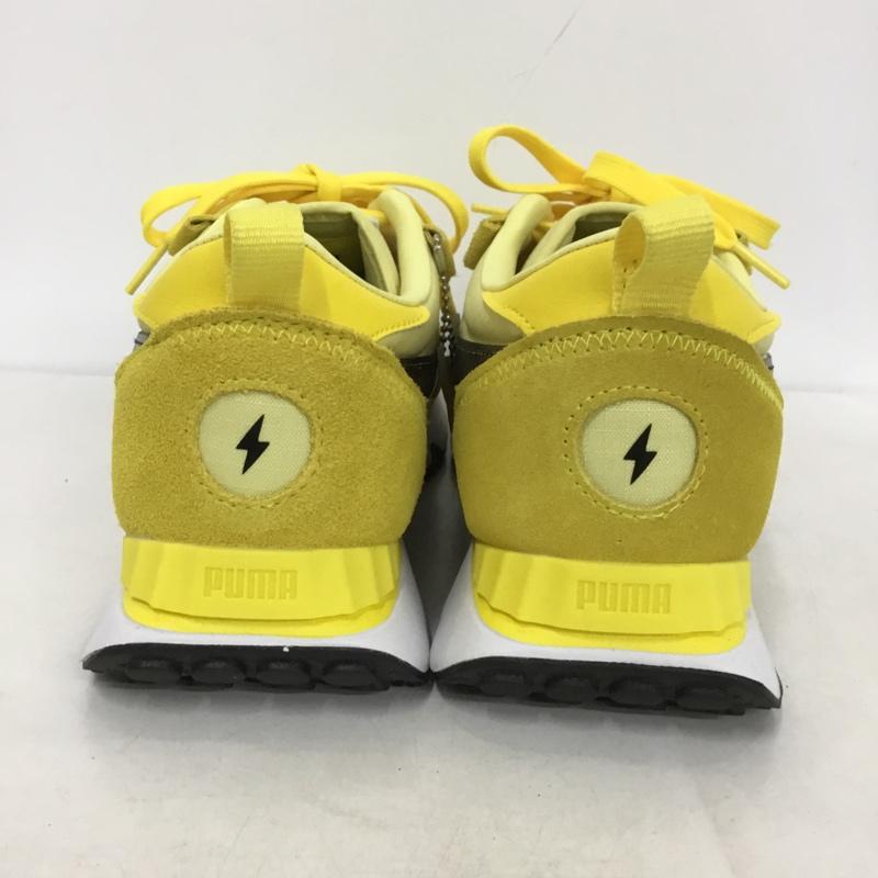 プーマ PUMA スニーカー スニーカー 387688 01 RIDER FV PIKACHU ピカチュウ ポケモン 27cm 箱有 27.0cm ロゴ、文字 黄 / イエロー / X 黒 / ブラック /  メンズ USED 古着 中古 10143264