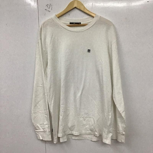 オベイ OBEY Tシャツ 長袖 M 無地 白 / ホワイト /  メンズ USED 古着 中古 10128473
