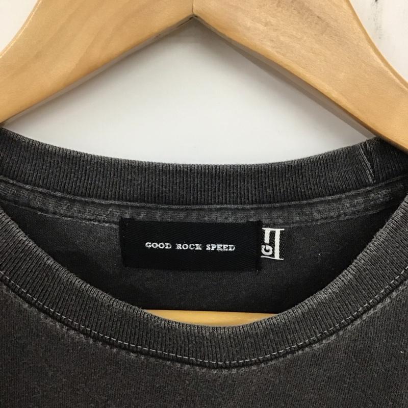 グッドロックスピード GOOD ROCK SPEED Tシャツ 半袖 半袖カットソー プリントTシャツ クルーネックカットソー FREE プリント 黒 / ブラック /  メンズ USED 古着 中古 10135496