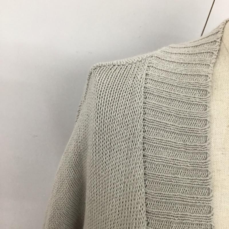 サマンサモスモス Samansa Mos2 カーディガン 長袖 1607444 Vネック FREE 無地 灰 / グレー /  レディース USED 古着 中古 10118791