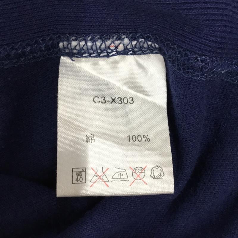 チャンピオン Campion Tシャツ 半袖 S プリント X ロゴ、文字 紺 / ネイビー /  メンズ USED 古着 中古 10112739