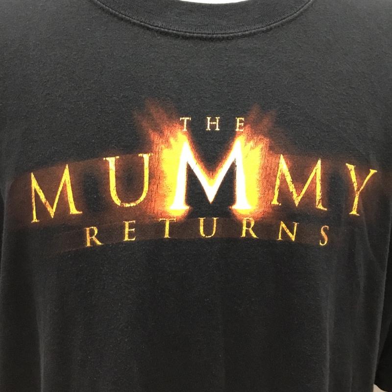 古着 USED Tシャツ 半袖 半袖カットソー プリントTシャツ クルーネックカットソー 00s ハムナプトラ2 themummy XL プリント 黒 / ブラック /  メンズ USED 古着 中古 10119716
