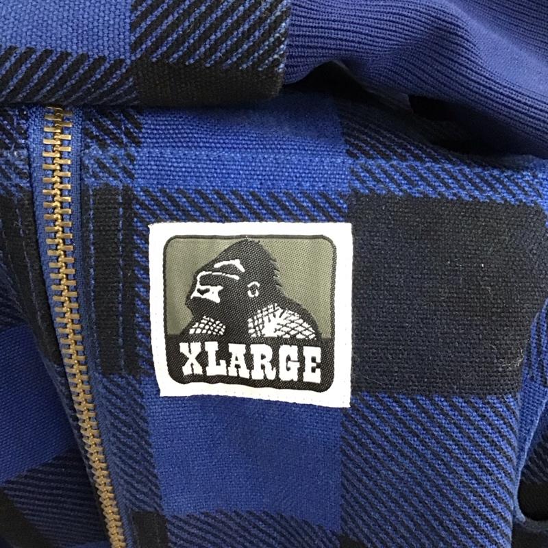 エクストララージ XLARGE ジャケット、上着 ジャケット、ブレザー ジップアップジャケット アウター ジップアップパーカー L チェック マルチカラー / マルチカラー /  メンズ USED 古着 中古 10130006