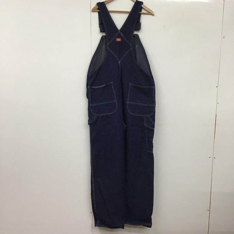 ディッキーズ Dickies サロペット・オーバーオール サロペット、オーバーオール ロゴ、文字 インディゴ / インディゴ /  メンズ USED 古着 中古 10137576