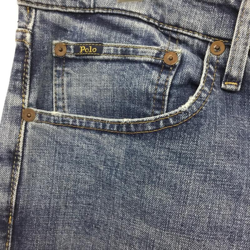ポロラルフローレン POLO RALPH LAUREN パンツ デニム、ジーンズ 32 無地 青 / ブルー /  メンズ USED 古着 中古 10115683
