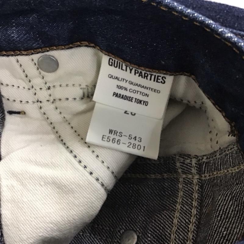 ラングラー Wrangler パンツ デニム、ジーンズ デニムパンツ スリムパンツ カジュアルジーンズ 28インチ 無地 インディゴ / インディゴ /  メンズ USED 古着 中古 10114680