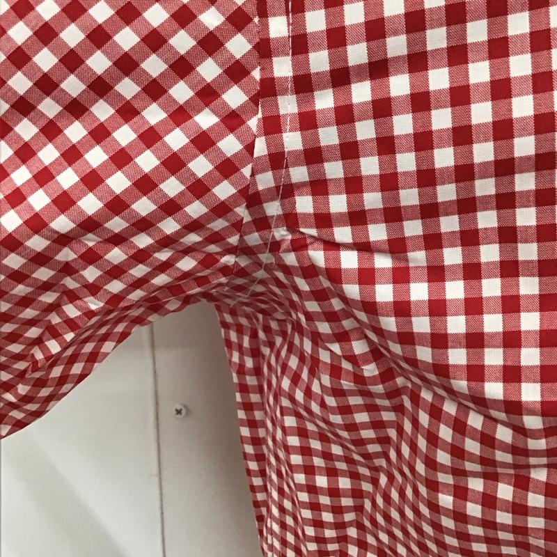 エルエルビーン L.L.Bean シャツ、ブラウス 半袖 ボタンダウン 胸ポケット S チェック 白 / ホワイト / X 赤 / レッド /  メンズ USED 古着 中古 10111863