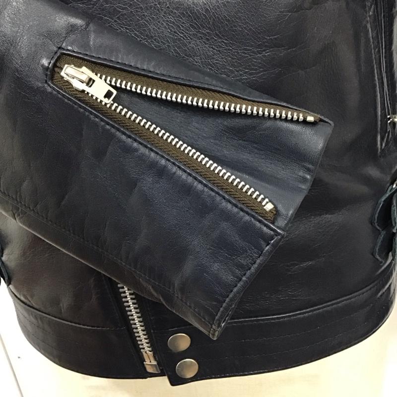 アンダーカバー UNDERCOVER ジャケット、上着 ライダース BASIC DOUBLE RIDERS uca4201 1 無地 紺 / ネイビー /  メンズ USED 古着 中古 10119738