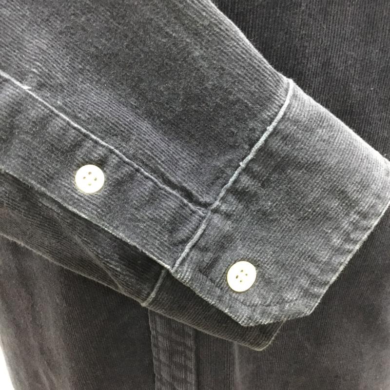 ガイジンメイド GAIJIN MADE シャツ、ブラウス 長袖 長袖シャツ カラーシャツ ポケットシャツ 長袖カットソー コーデュロイシャツ M 無地 紺 / ネイビー /  メンズ USED 古着 中古 10117526