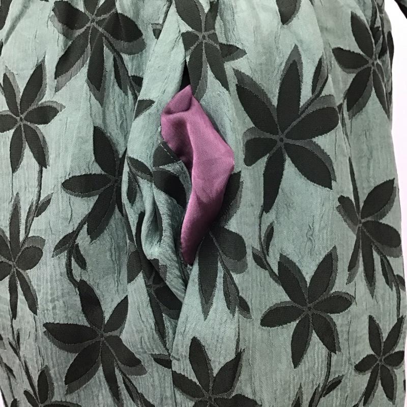 ニードルス Needles パンツ ワークパンツ、ペインターパンツ ワイドパンツ カジュアルパンツ ワークパンツ 総柄パンツ XS プリント 緑 / グリーン /  メンズ USED 古着 中古 10119427