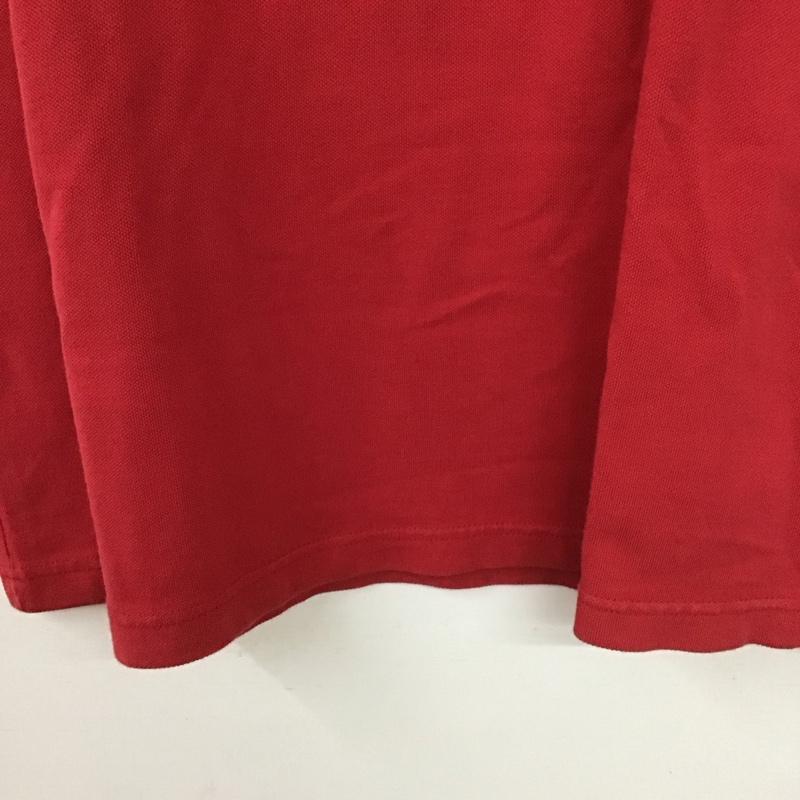 トミーヒルフィガー TOMMY HILFIGER Tシャツ 半袖 半袖カットソー プリントTシャツ クルーネックカットソー L ロゴ、文字 赤 / レッド /  メンズ USED 古着 中古 10148748