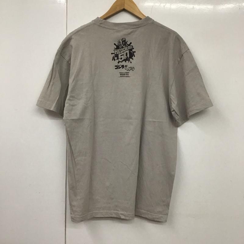 エロスティカ EROSTiKA Tシャツ 半袖 ゴジラ VS ヘドラ　50周年 Tシャツ XL プリント 灰 / グレー /  メンズ USED 古着 中古 10130112