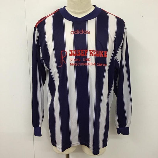 アディダス adidas カットソー 長袖 長袖カットソー スポーツウェア ロングスリーブカットソー プリントTシャツ L ストライプ マルチカラー / マルチカラー /  メンズ USED 古着 中古 10115291