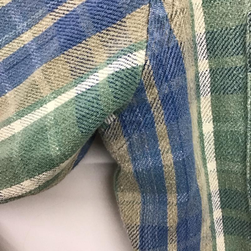 ダブルアールエル ラルフローレン RRL RALPH LAUREN シャツ、ブラウス 長袖 長袖シャツ チェックシャツ カラーシャツ 90s M チェック マルチカラー / マルチカラー /  メンズ USED 古着 中古 10140783