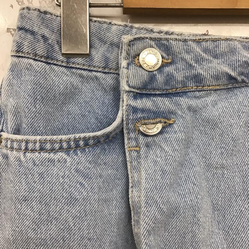 ザラ ZARA パンツ ショートパンツ デニムショートパンツ S 無地 水色 / ライトブルー /  レディース USED 古着 中古 10129865