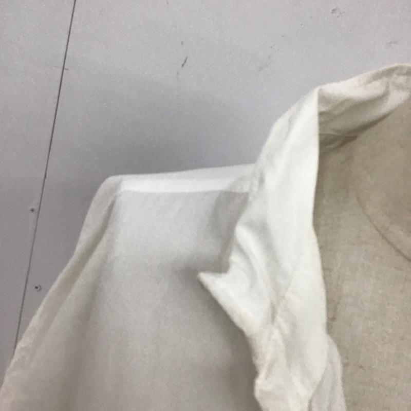 ニコアンド niko and... ワンピース ロングスカート ST95DH01AD スキッパー 長袖 シャツワンピース M 無地 白 / ホワイト /  レディース USED 古着 中古 10115007