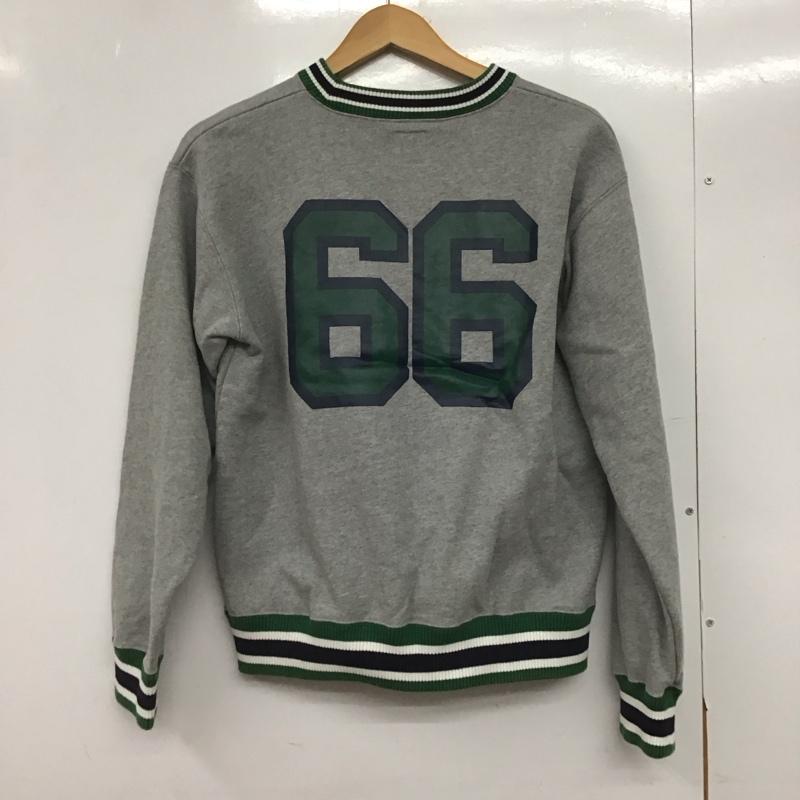 バンズ VANS トレーナー 長袖 長袖トレーナー スウェット クルーネック プルオーバー S ロゴ、文字 灰 / グレー /  メンズ USED 古着 中古 10146048