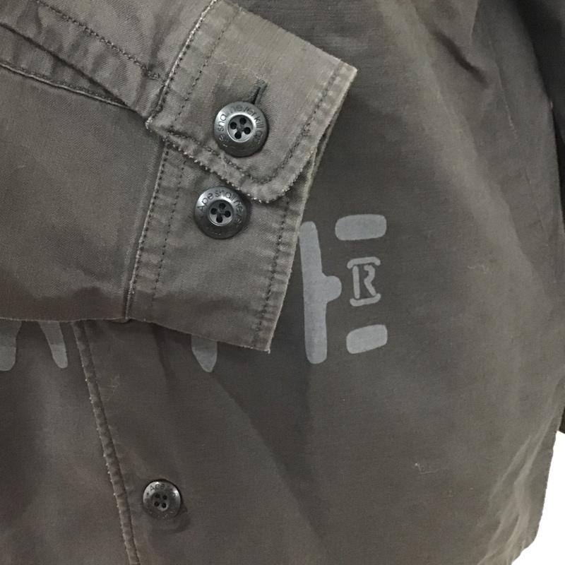 アベイシングエイプ A BATHING APE ジャケット、上着 ジャケット、ブレザー 長袖シャツ カラーシャツ ポケットシャツ 長袖カットソー XL プリント 黒 / ブラック /  メンズ USED 古着 中古 10118075