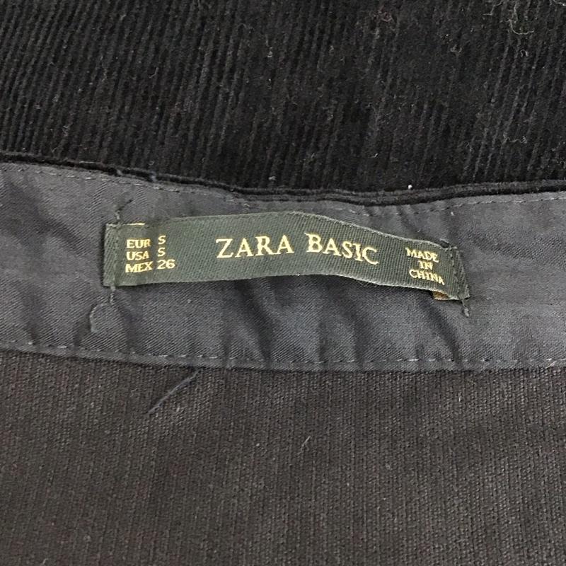 ザラ ZARA スカート ミニスカート ミニスカート スクエアスカート タイトスカート S 無地 黒 / ブラック /  レディース USED 古着 中古 10109516