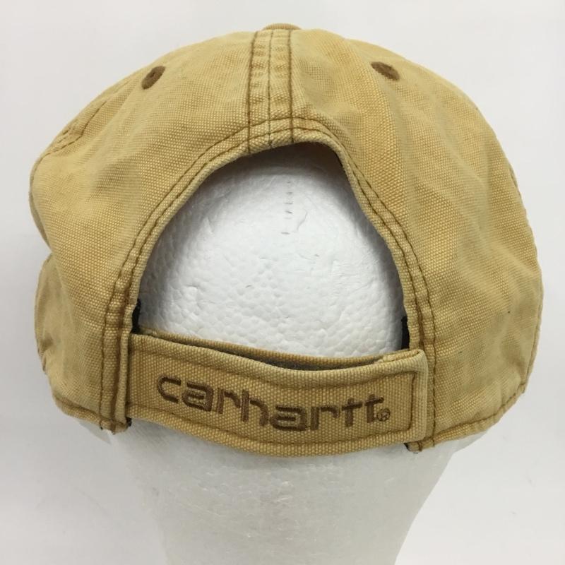 カーハート Carhartt 帽子 キャップ 100141 コットン ロゴ、文字 ベージュ / ベージュ /  メンズ USED 古着 中古 10131950