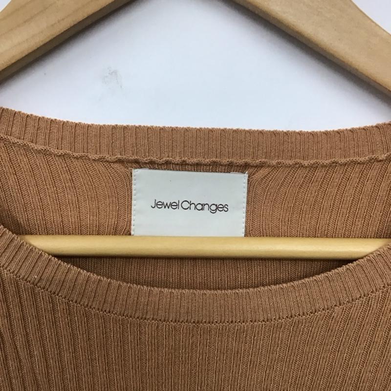 ジュエルチェンジズ Jewel Changes カットソー 長袖 長袖カットソー クルーネックカットソー ロングスリーブカットソー 無地 橙 / オレンジ /  レディース USED 古着 中古 10117901