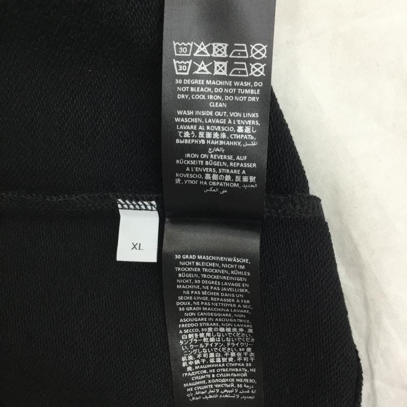ジェイダブリュアンダーソン JWANDERSON トレーナー 長袖 POL HALF ZIP TRACK TOP　ポル ハーフジップ トラックトップ ブラック　35414045189 XL キャラクター X ロゴ、文字 黒 / ブラック /  メンズ USED 古着 中古 10124449