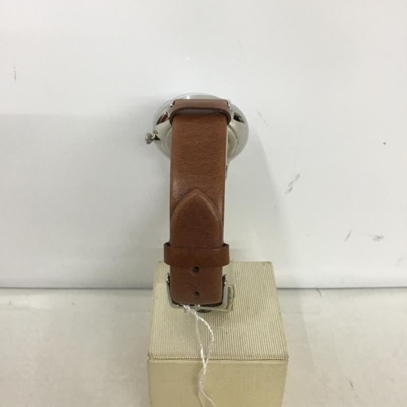 アデクス ADEXE 腕時計 アナログ（クォーツ式） 1870A-03 レザーベルト 箱有 ロゴ、文字 茶 / ブラウン /  レディース USED 古着 中古 10135138