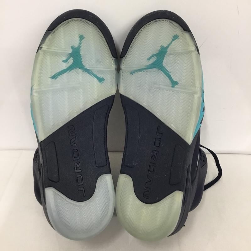 ナイキ NIKE スニーカー スニーカー 136027-405 AIR JORDAN 5 RETRO 29cm 箱有 29.0cm ワンポイント 紺 / ネイビー /  メンズ USED 古着 中古 10130182