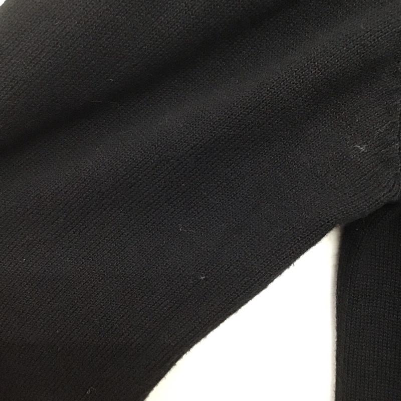 ノーアイディ NO ID. ニット、セーター 長袖 長袖ニットカットソー クルーネック セーター 1 無地 黒 / ブラック /  メンズ USED 古着 中古 10142947