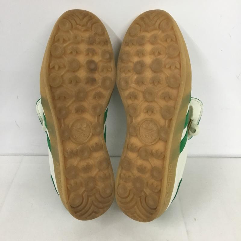 アディダス adidas スニーカー スニーカー ID3518 FOOT INDUSTRY GAZELLEINDOOR 28cm 箱有 28.0cm ロゴ、文字 オフホワイト / オフホワイト / X 緑 / グリーン /  メンズ USED 古着 中古 10131231