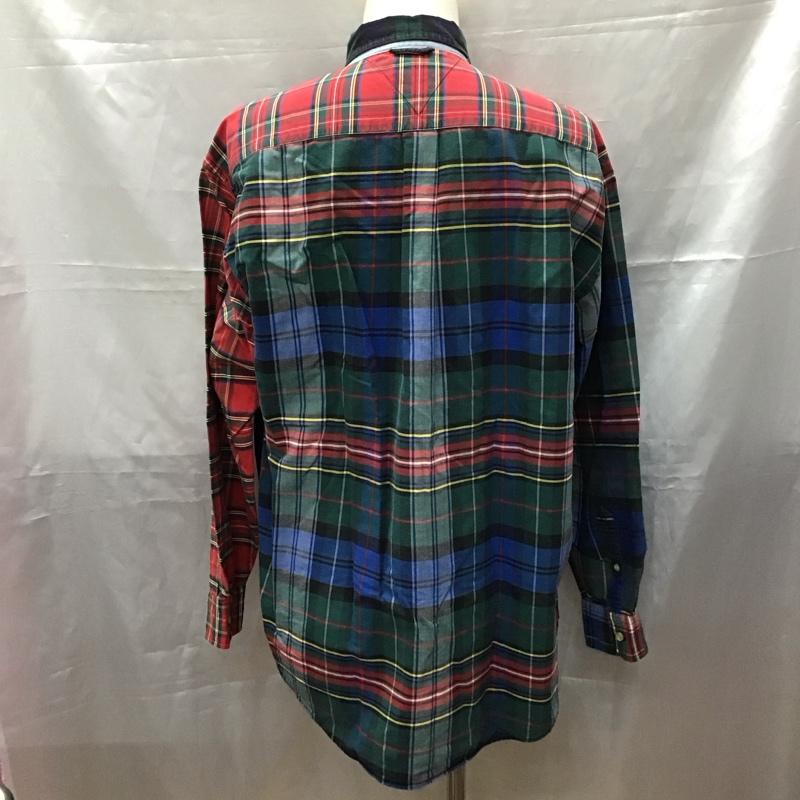 トミーヒルフィガー TOMMY HILFIGER シャツ、ブラウス 長袖 ボタンダウンシャツ M チェック マルチカラー / マルチカラー /  メンズ USED 古着 中古 10111831