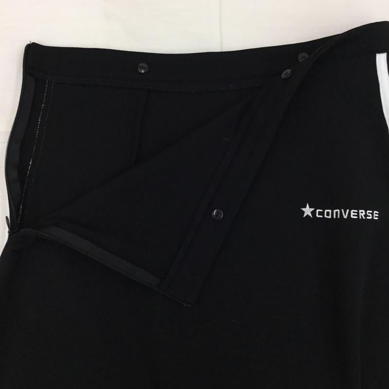 コンバース CONVERSE スカート ロングスカート 9182-0485 M ロゴ、文字 黒 / ブラック /  レディース USED 古着 中古 10140087