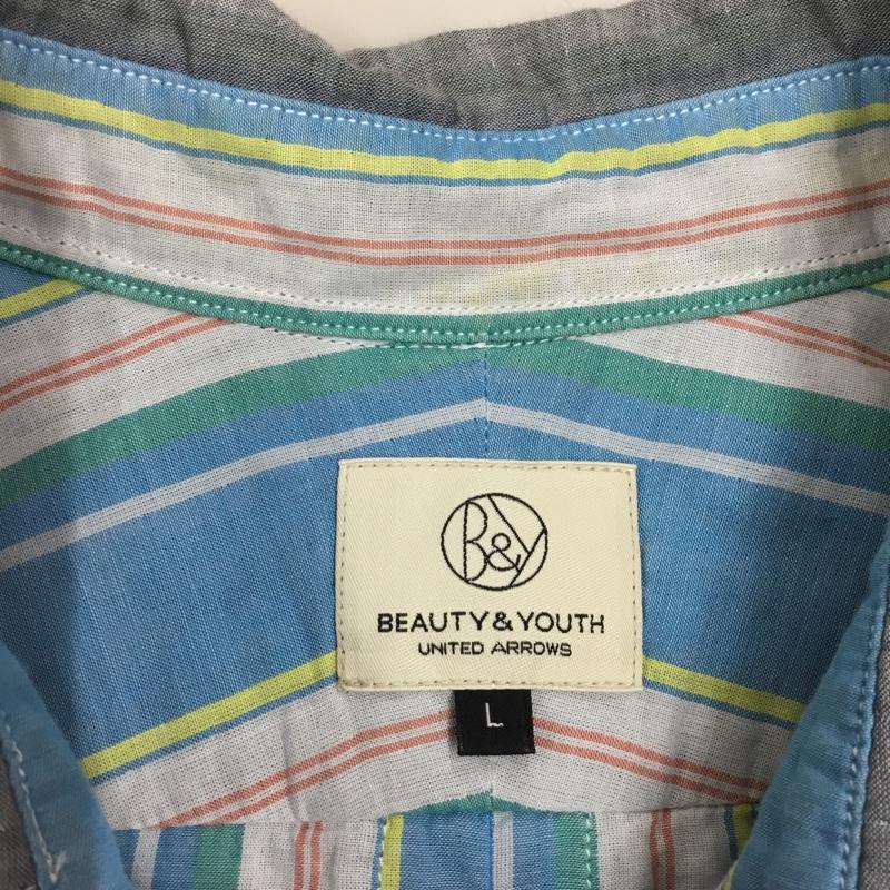 ビューティアンドユースユナイテッドアローズ BEAUTY&YOUTH UNITED ARROWS シャツ、ブラウス 長袖 長袖シャツ カラーシャツ ポケットシャツ 長袖カットソー L 無地 マルチカラー / マルチカラー /  メンズ USED 古着 中古 10117576