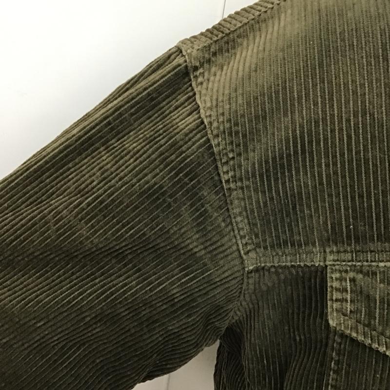ギャップ GAP ジャケット、上着 ジャンパー、ブルゾン コーデュロイジャケット ボア 90s M 無地 カーキ / カーキ /  メンズ USED 古着 中古 10105635