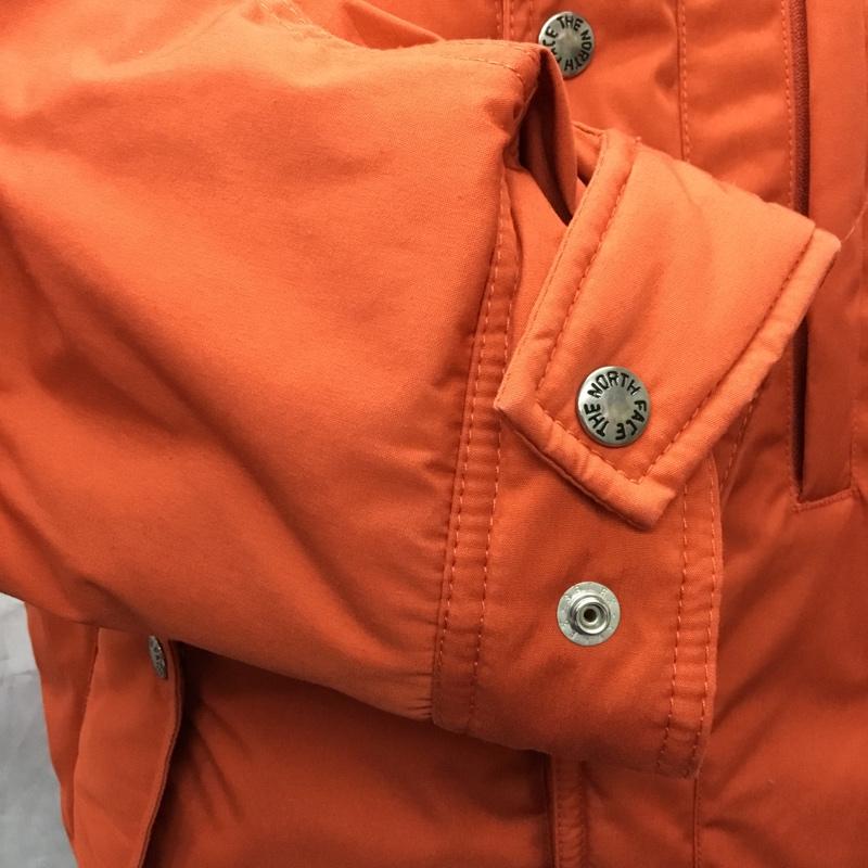 ザノースフェイス THE NORTH FACE ジャケット、上着 ジャンパー、ブルゾン nd2871n 光電子65/35MountainShortDownParka ジップアップジャケット アウター M ロゴ、文字 橙 / オレンジ /  メンズ USED 古着 中古 10121692