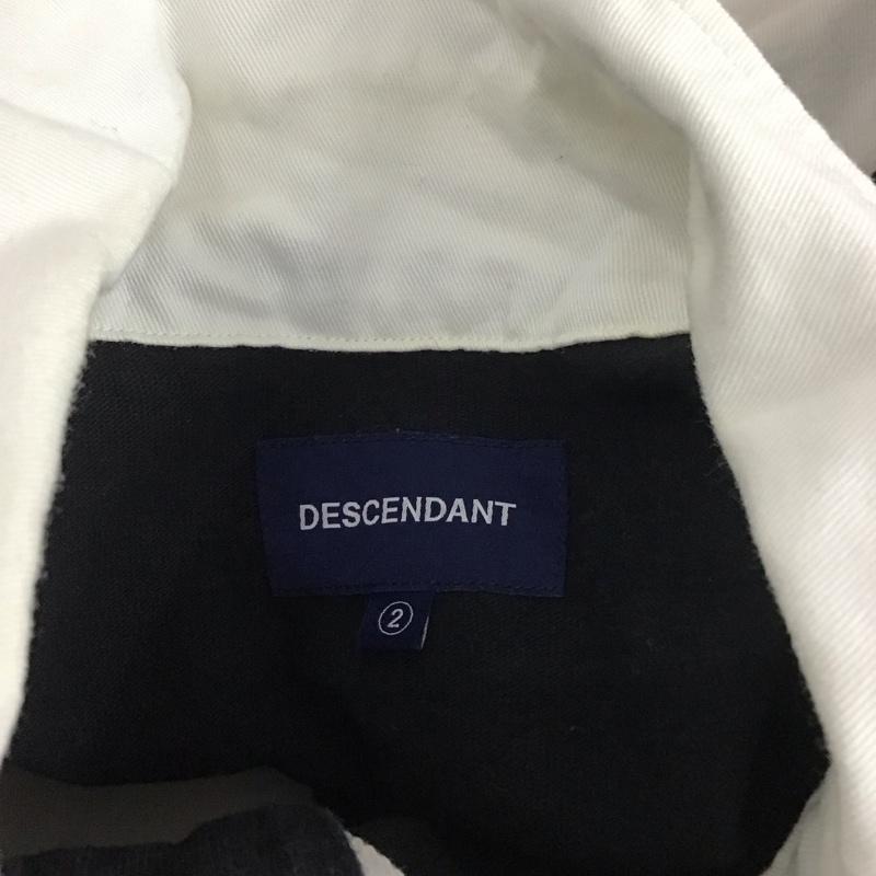 ディセンダント DESCENDANT カットソー 長袖 長袖カットソー ポロシャツ プリントカットソー 2 ロゴ、文字 白 / ホワイト / X 黒 / ブラック /  メンズ USED 古着 中古 10112703
