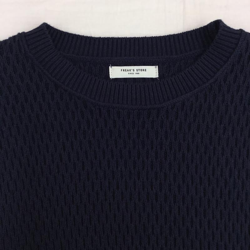 フリークスストア FREAK S STORE カットソー 長袖 F24-TKK-09 ニットカットソー FREE  紺 / ネイビー /  レディース USED 古着 中古 10142560