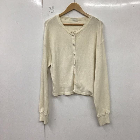 フリークスストア FREAK S STORE カーディガン 長袖 FREE 無地 オフホワイト / オフホワイト /  レディース USED 古着 中古 10129744