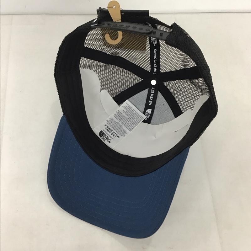 ザノースフェイス THE NORTH FACE 帽子 キャップ NF0A5FXA MUDDER TRUCKER メッシュキャップ タグ付き ロゴ、文字 青 / ブルー /  メンズ USED 古着 中古 10132509