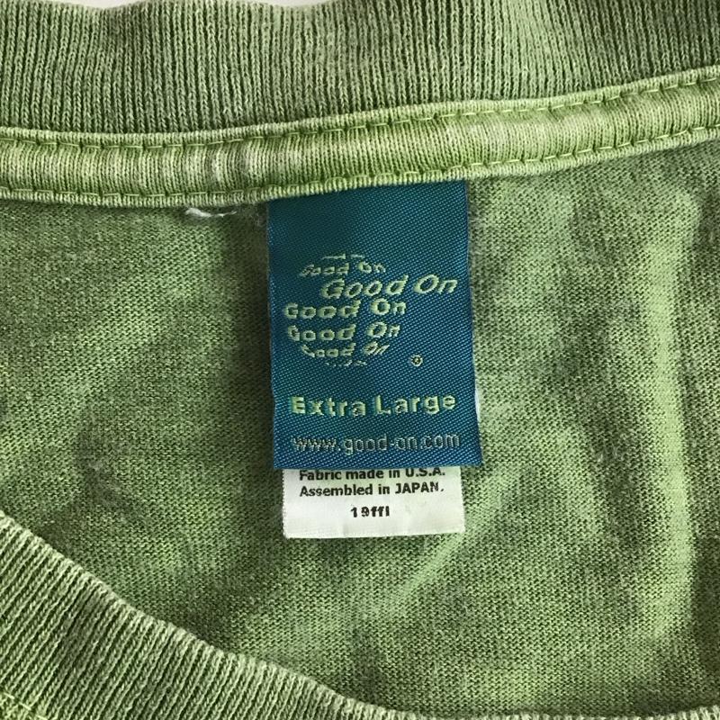グッドオン Good On Tシャツ 長袖 XL 無地 緑 / グリーン /  メンズ USED 古着 中古 10107891