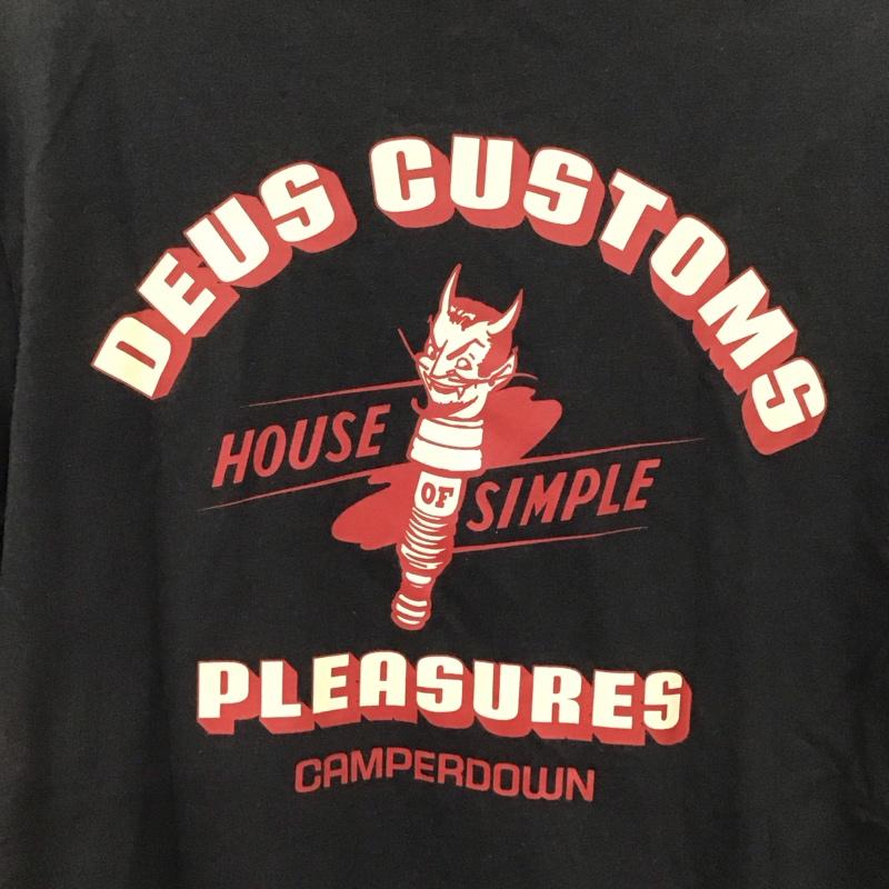 デウスエクスマキナ DEUS EX MACHINA Tシャツ 半袖 dmp2211520b TOTEMTEE プリントTシャツ M プリント 黒 / ブラック /  メンズ USED 古着 中古 10130742