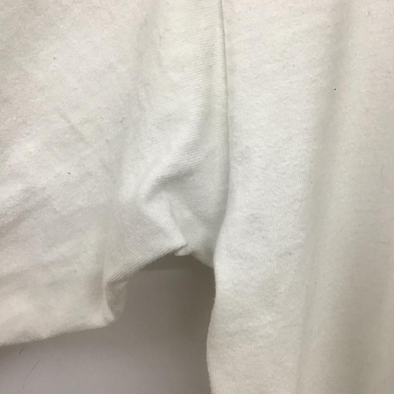 スタンダード カリフォルニア STANDARD CALIFORNIA Tシャツ 長袖 L ロゴ、文字 X プリント 白 / ホワイト /  メンズ USED 古着 中古 10134812