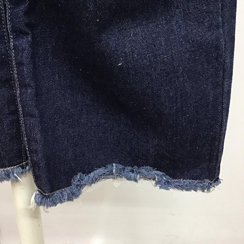 エヘカソポ ehka sopo パンツ デニム、ジーンズ 1404224 カットオフ ボタンフライ FREE 無地 インディゴ / インディゴ /  レディース USED 古着 中古 10114750