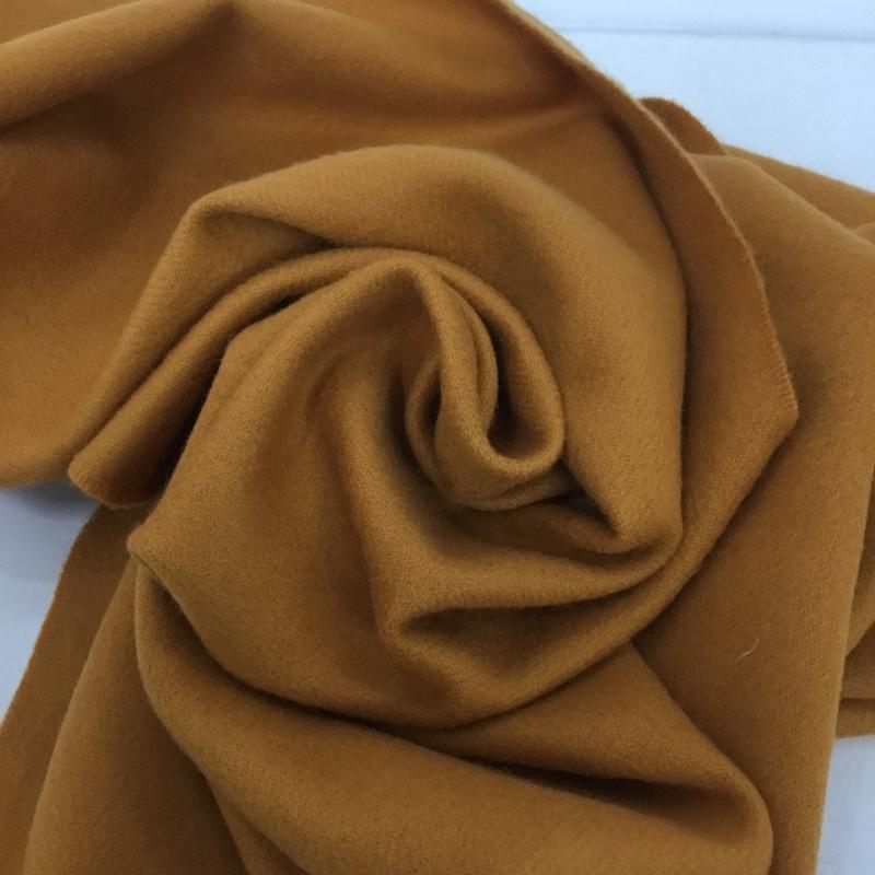ピアチェンツァ PIACENZA マフラー マフラー カシミヤ フリンジ ロゴ、文字 橙 / オレンジ /  メンズ USED 古着 中古 10143281