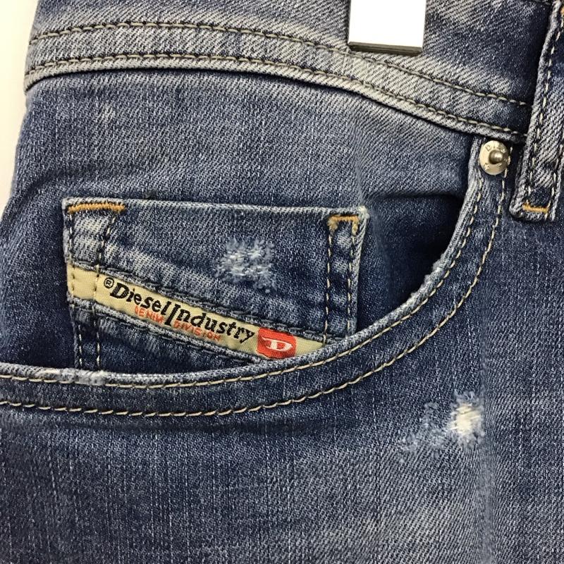 ディーゼル DIESEL パンツ デニム、ジーンズ デニムパンツ スリムパンツ ストレッチパンツ ジーンズ 34 無地 インディゴ / インディゴ /  メンズ USED 古着 中古 10115621