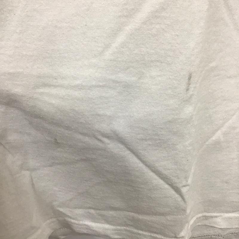 ステューシー STUSSY Tシャツ 半袖 半袖カットソー プリントTシャツ クルーネックカットソー M プリント 白 / ホワイト /  メンズ USED 古着 中古 10130733